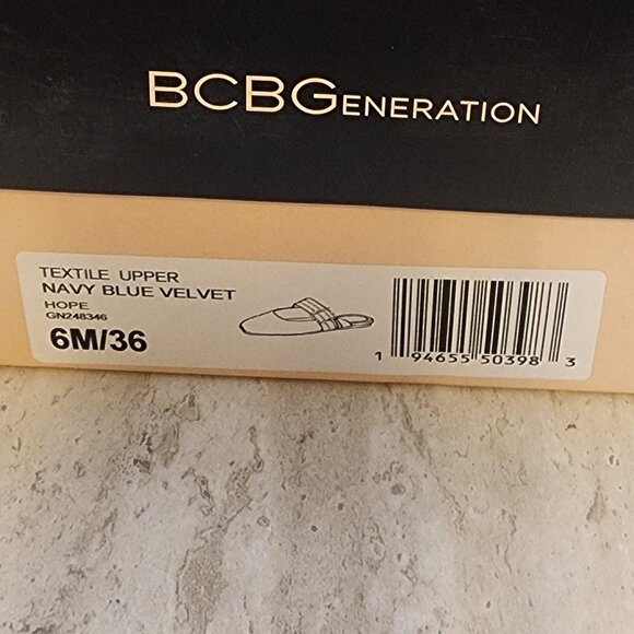 BCBGeneration Womens Hope Squ Naval Blue Velvet from Macy’s - c019 - Picture 9 of 9